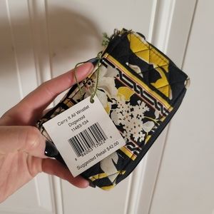 Vera bradley carry it all wallet new